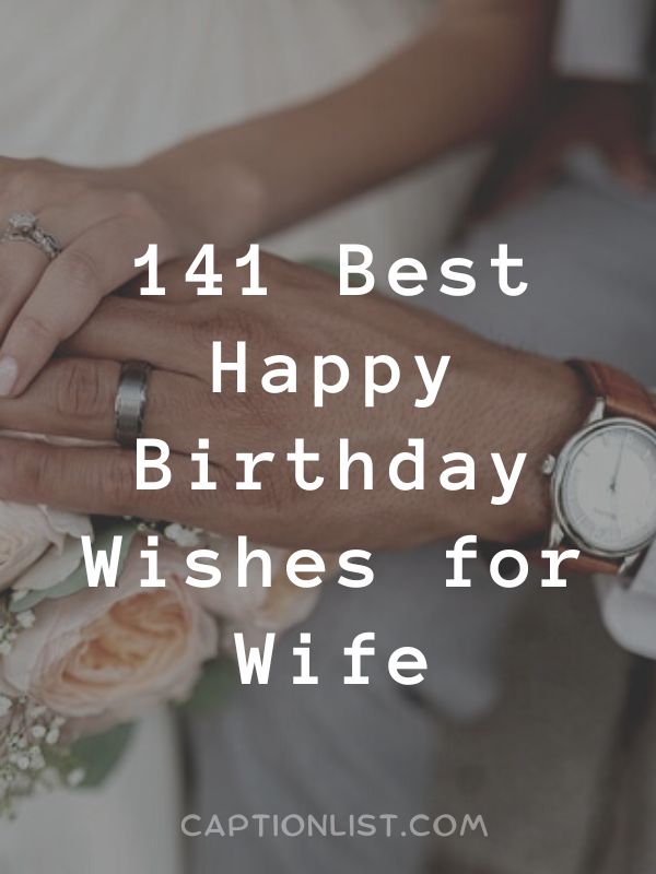 Best Happy Birthday Wishes for Wife