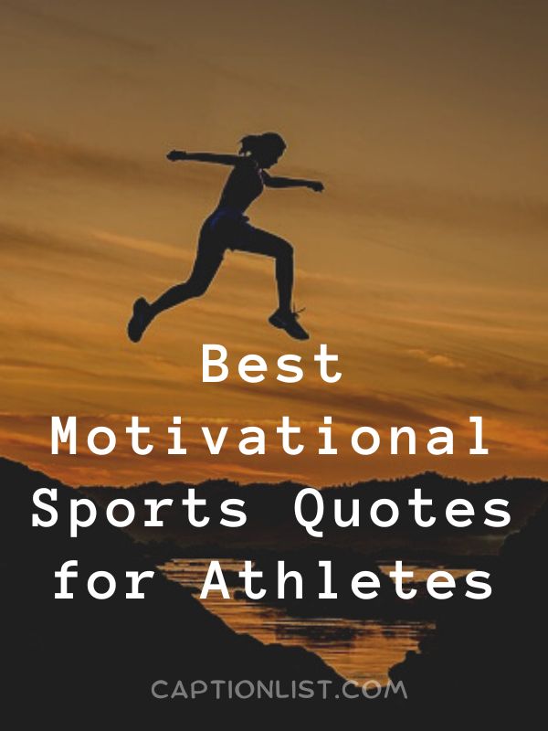 Best Motivational Sports Quotes for Athletes