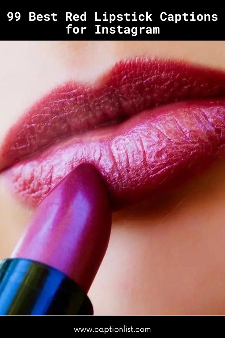 Best Red Lipstick Captions for Instagram